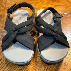 NEW Clarks Arla Belle Cloudsteppers Jersey Sandals